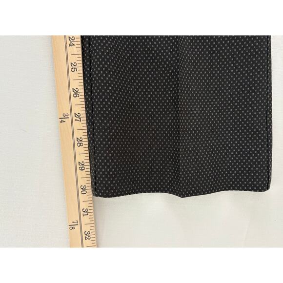 Halogen Black Polka Dot Business Pants Suit Sz 6P/8P Taylor Fit Interview Career - Picture 14 of 16